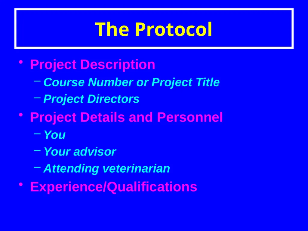 The Role and Responsibilities of Those Using - slide 9 of 14