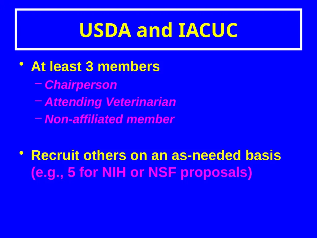 The Role and Responsibilities of Those Using - slide 4 of 14