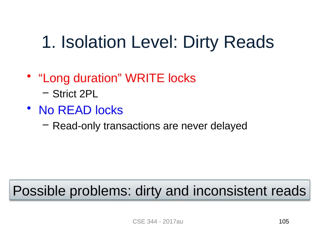 Introduction to Data Management CSE 344 Unit 7: - slide 105 of 111