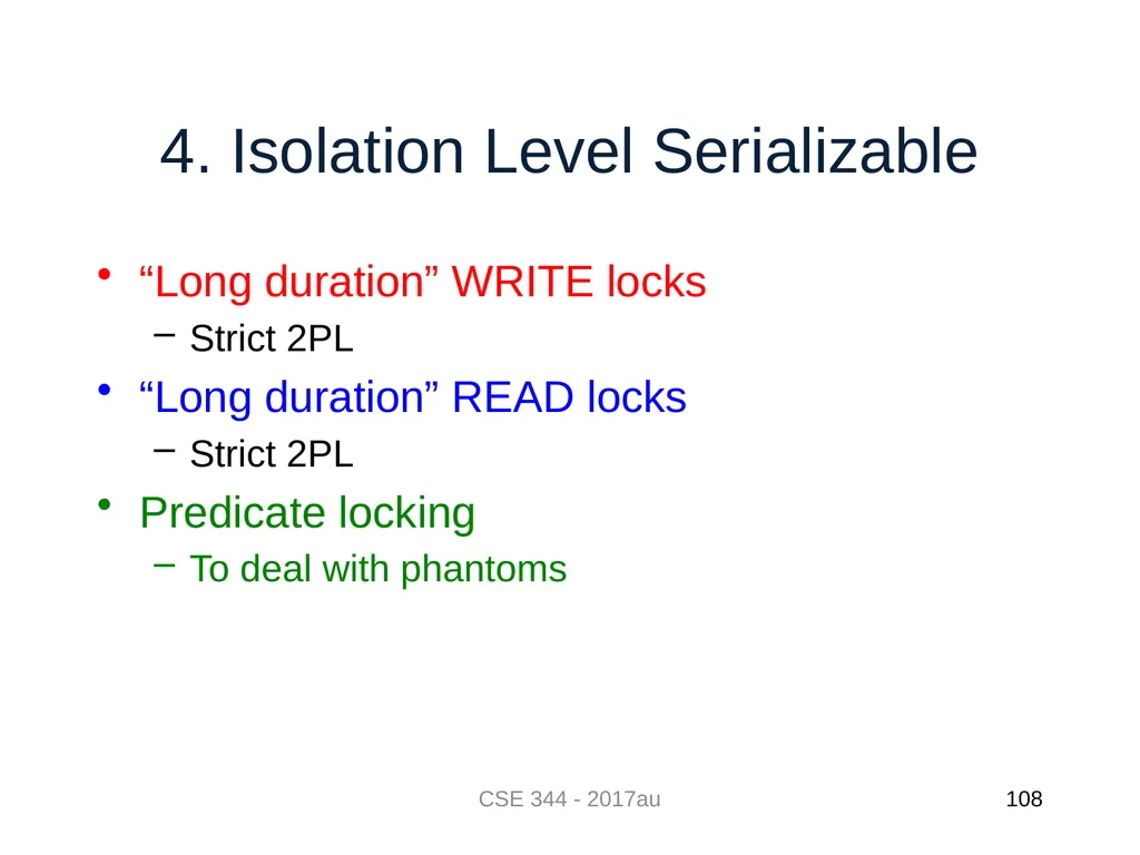 Introduction to Data Management CSE 344 Unit 7: - slide 108 of 111