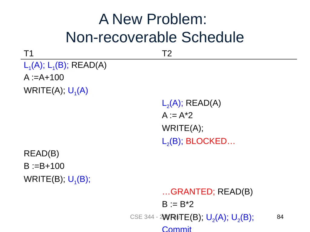 Introduction to Data Management CSE 344 Unit 7: - slide 84 of 111