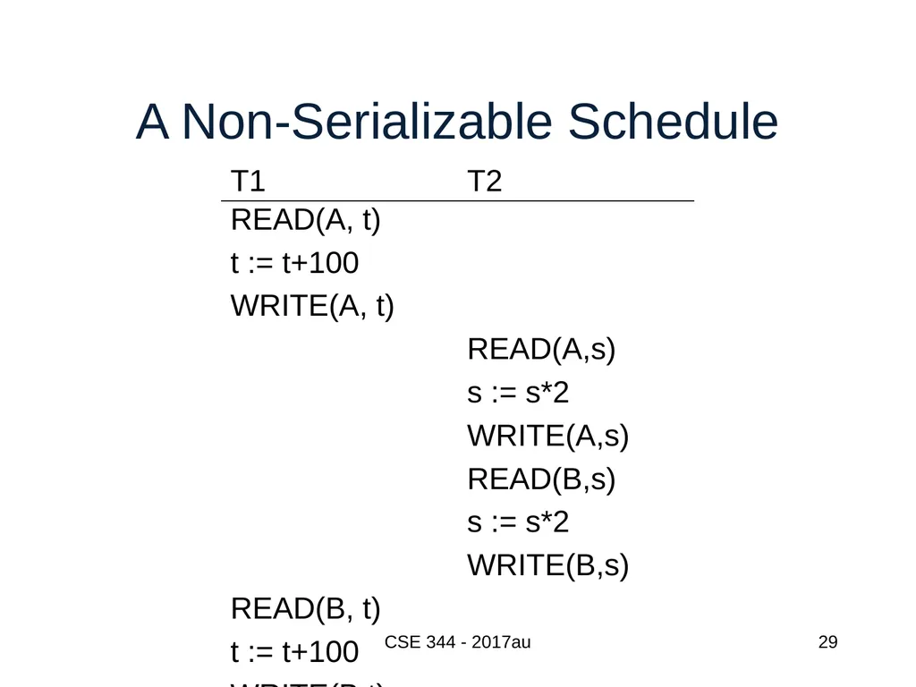 Introduction to Data Management CSE 344 Unit 7: - slide 29 of 111