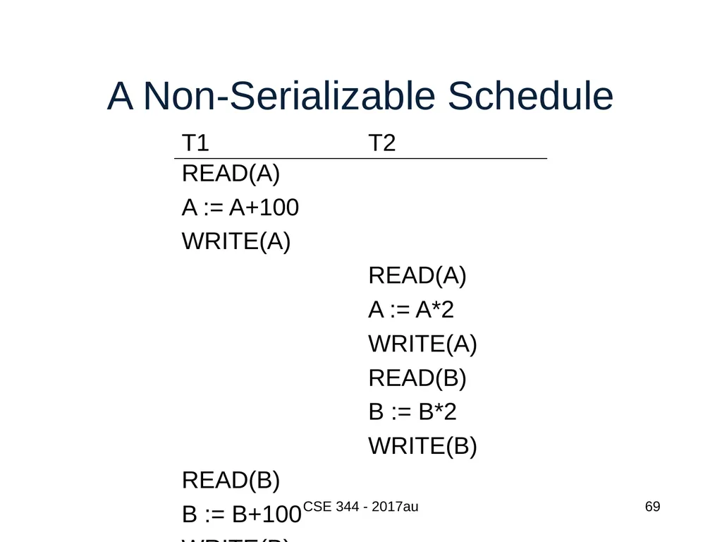 Introduction to Data Management CSE 344 Unit 7: - slide 69 of 111