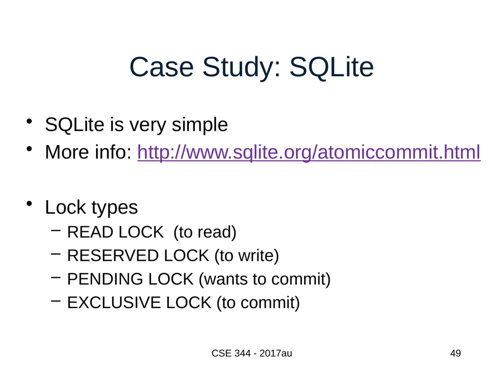 Introduction to Data Management CSE 344 Unit 7: - slide 49 of 111