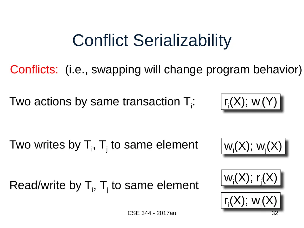 Introduction to Data Management CSE 344 Unit 7: - slide 32 of 111