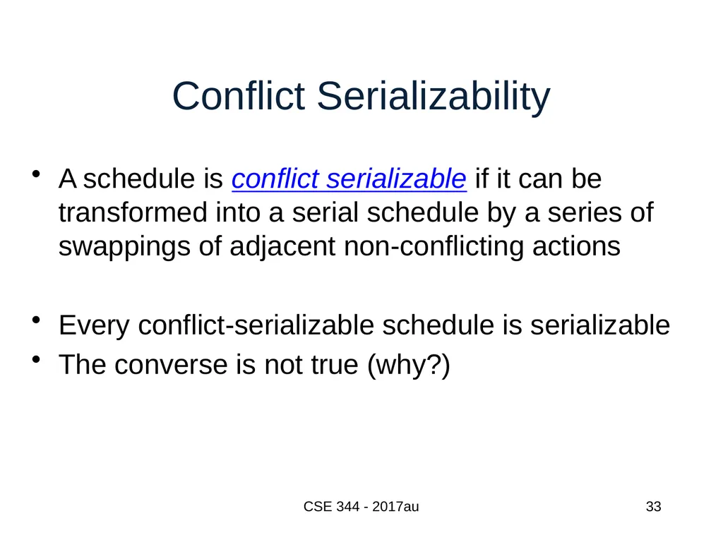 Introduction to Data Management CSE 344 Unit 7: - slide 33 of 111