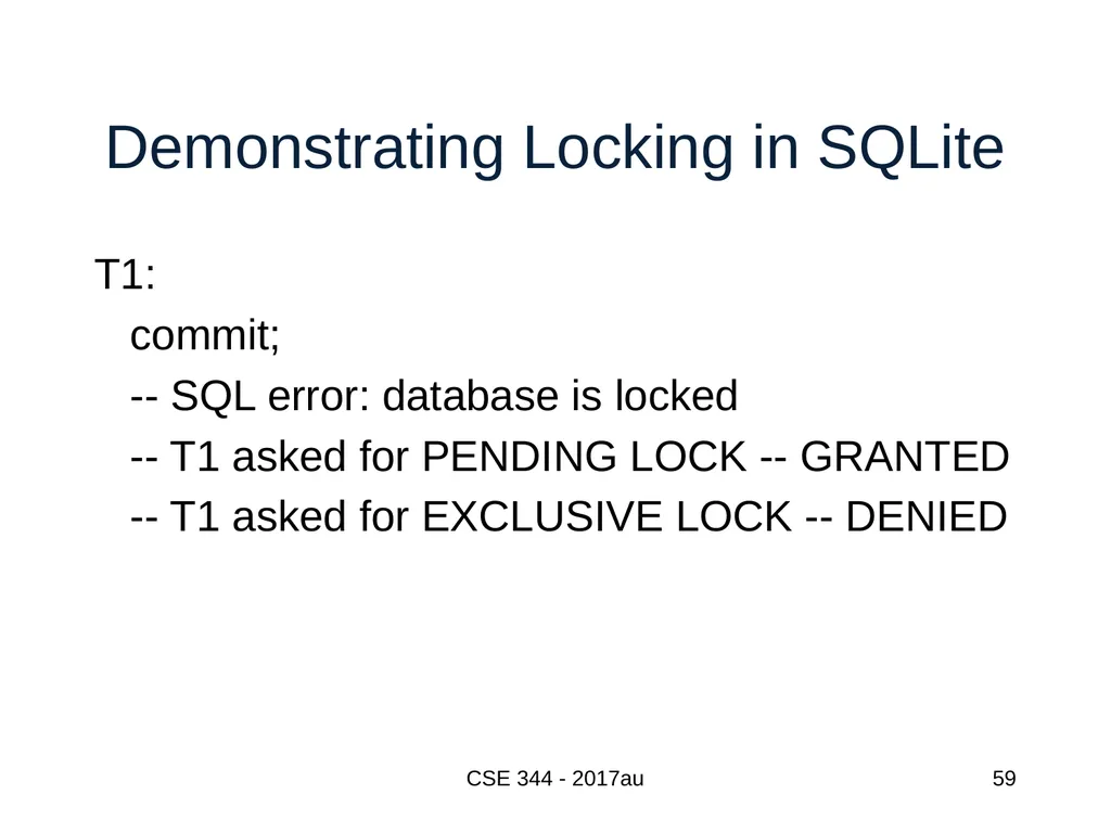 Introduction to Data Management CSE 344 Unit 7: - slide 59 of 111