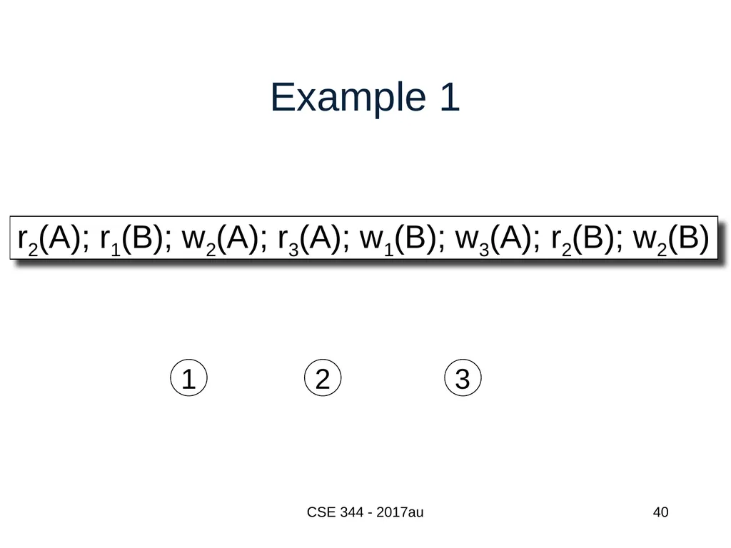 Introduction to Data Management CSE 344 Unit 7: - slide 40 of 111