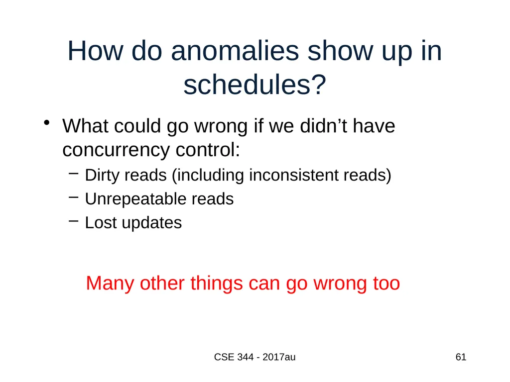 Introduction to Data Management CSE 344 Unit 7: - slide 61 of 111