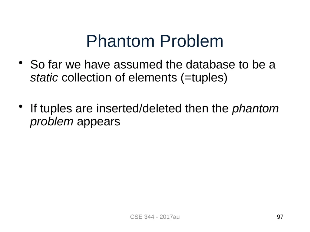 Introduction to Data Management CSE 344 Unit 7: - slide 97 of 111