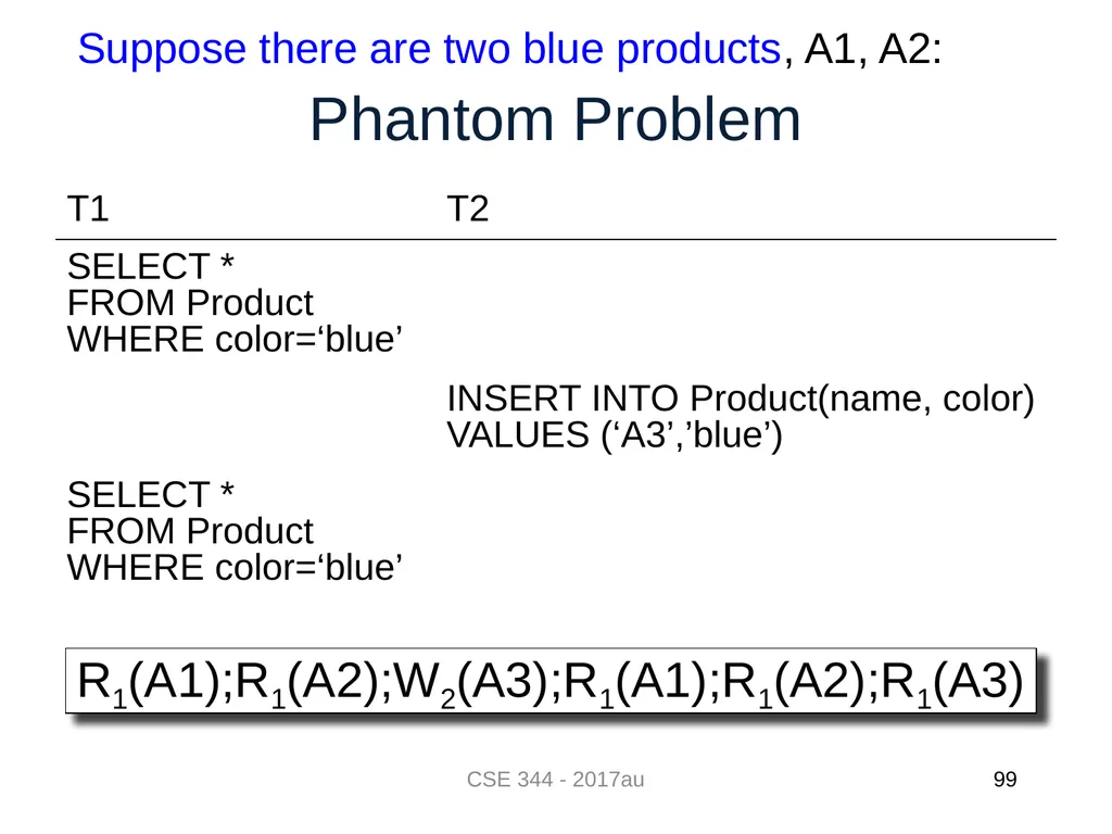 Introduction to Data Management CSE 344 Unit 7: - slide 99 of 111