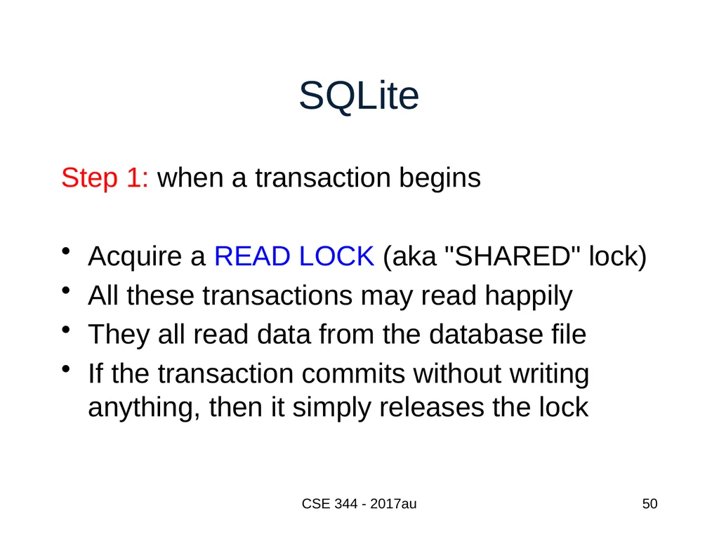 Introduction to Data Management CSE 344 Unit 7: - slide 50 of 111