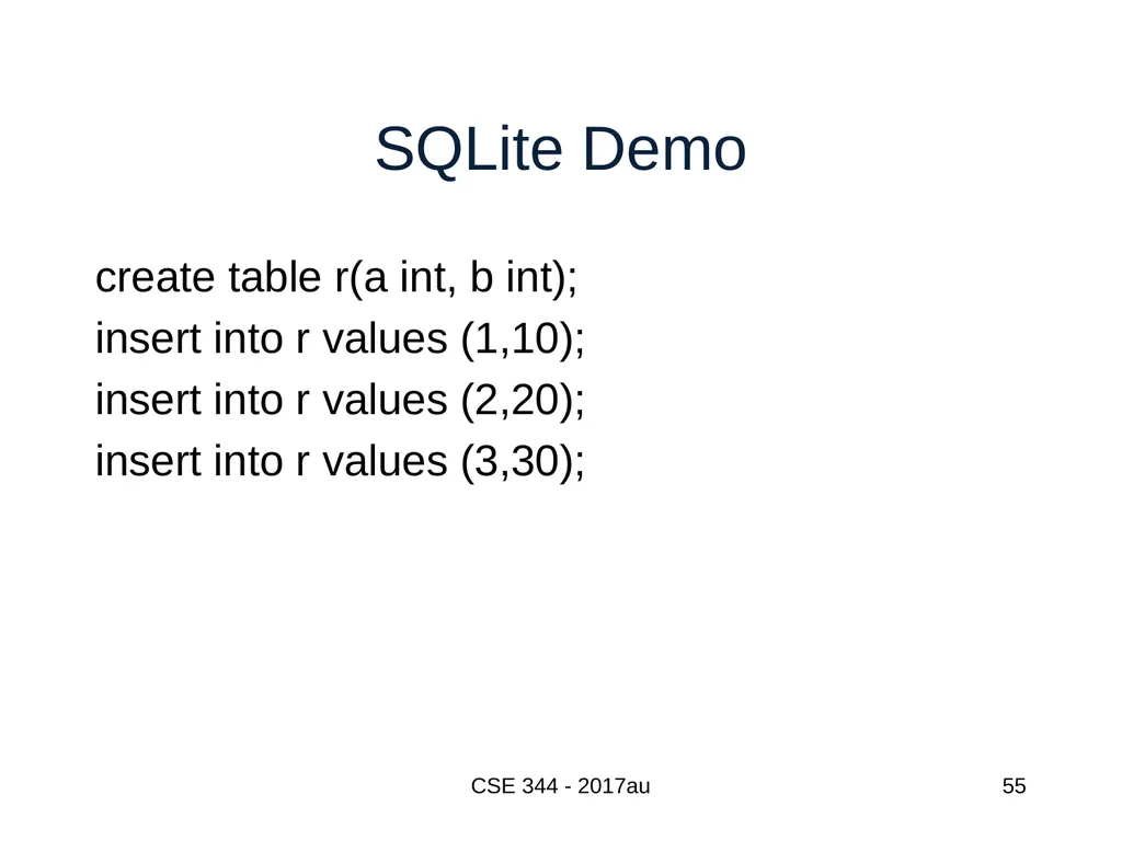 Introduction to Data Management CSE 344 Unit 7: - slide 55 of 111