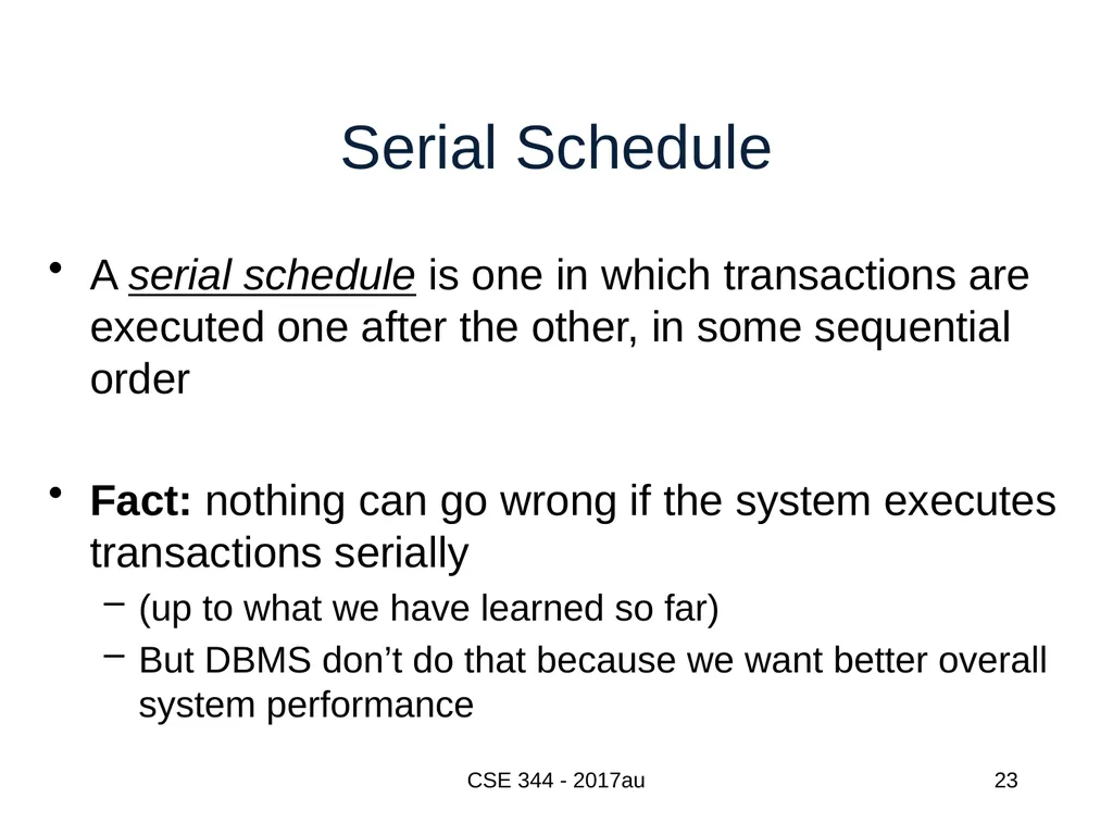 Introduction to Data Management CSE 344 Unit 7: - slide 23 of 111