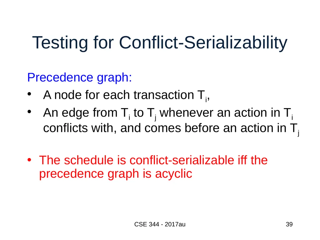 Introduction to Data Management CSE 344 Unit 7: - slide 39 of 111