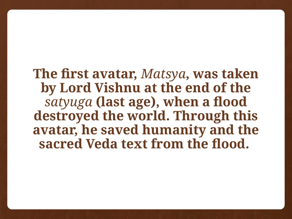 DASHAVATAR by: Saisadashiva j. kundurmutt OM - slide 3 of 22