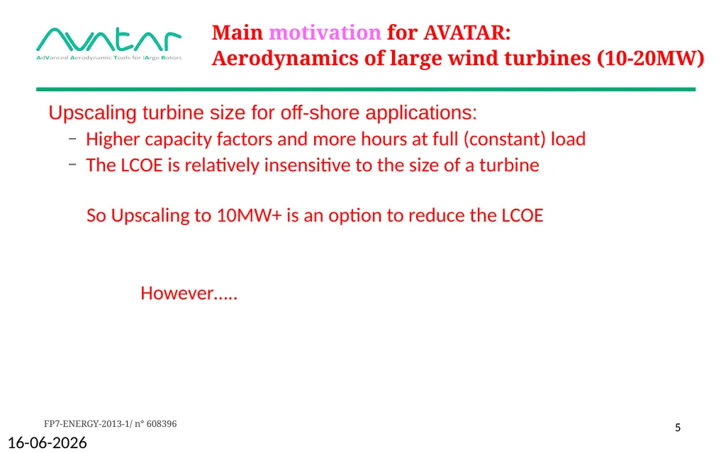 AVATAR project Advanced Aerodynamic Tools for - slide 5 of 16