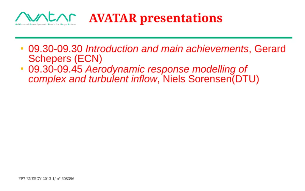 AVATAR project Advanced Aerodynamic Tools for - slide 3 of 16