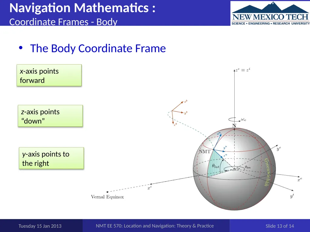 EE 570: Location and Navigation: Theory & Practice - slide 13 of 14
