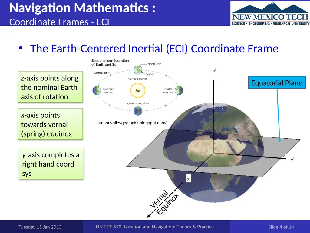 EE 570: Location and Navigation: Theory & Practice - slide 4 of 14