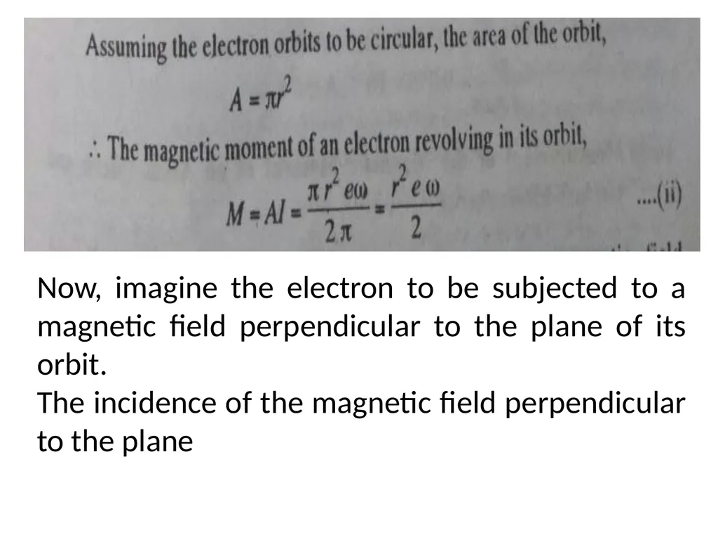 electron theory of magnetism Theory of magnetism - slide 9 of 11