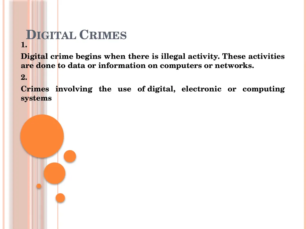 Digital Crimes 1. Digital crime begins when there - slide 1 of 45