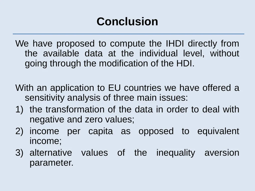 Second Conference On Measuring Human Progress - slide 26 of 28