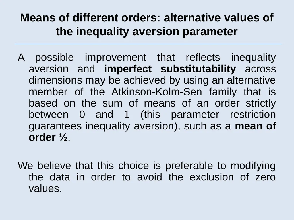 Second Conference On Measuring Human Progress - slide 21 of 28