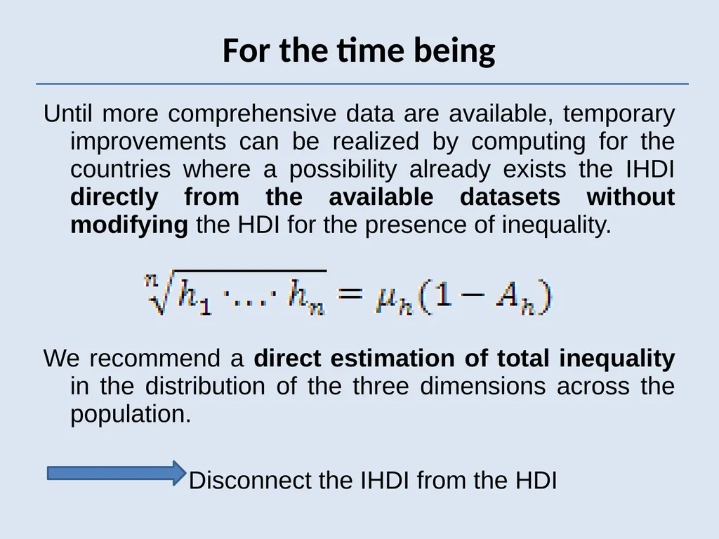 Second Conference On Measuring Human Progress - slide 11 of 28