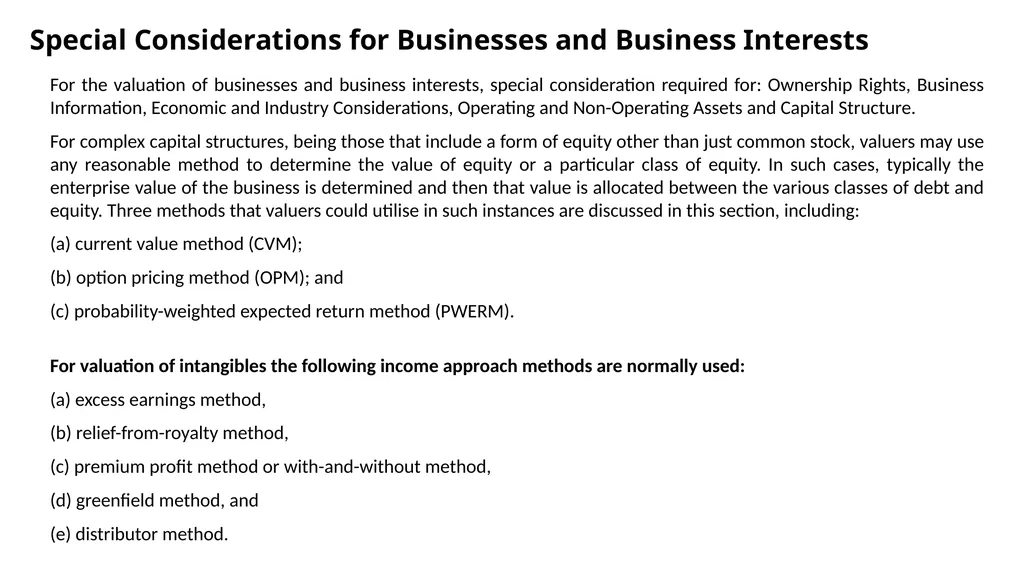 International Valuation Standards: Bangladesh - slide 26 of 28