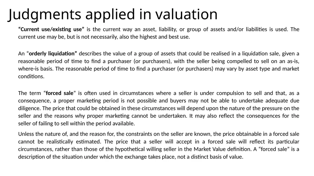 International Valuation Standards: Bangladesh - slide 17 of 28