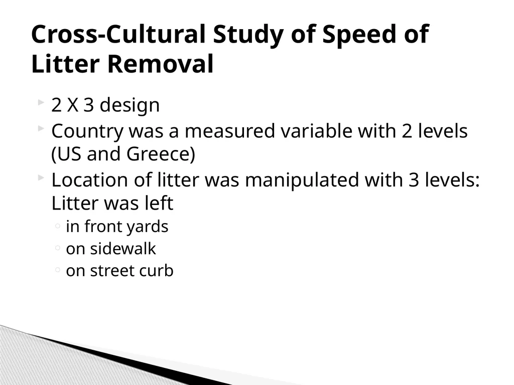 True Experiments: Multifactorial Designs Also - slide 33 of 37