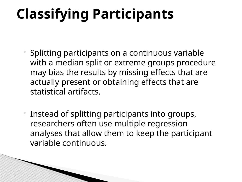 True Experiments: Multifactorial Designs Also - slide 28 of 37