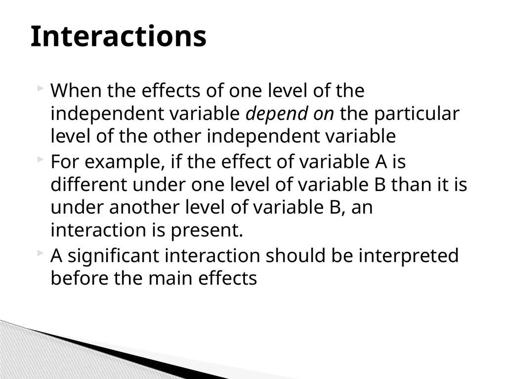 True Experiments: Multifactorial Designs Also - slide 7 of 37