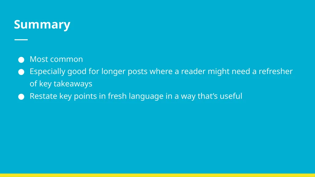 Content Writing Content Frameworks Homework H2/H3 - slide 30 of 36