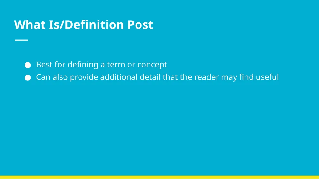 Content Writing Content Frameworks Homework H2/H3 - slide 19 of 36