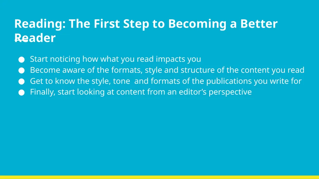 Content Writing How to write content with impact - slide 7 of 20