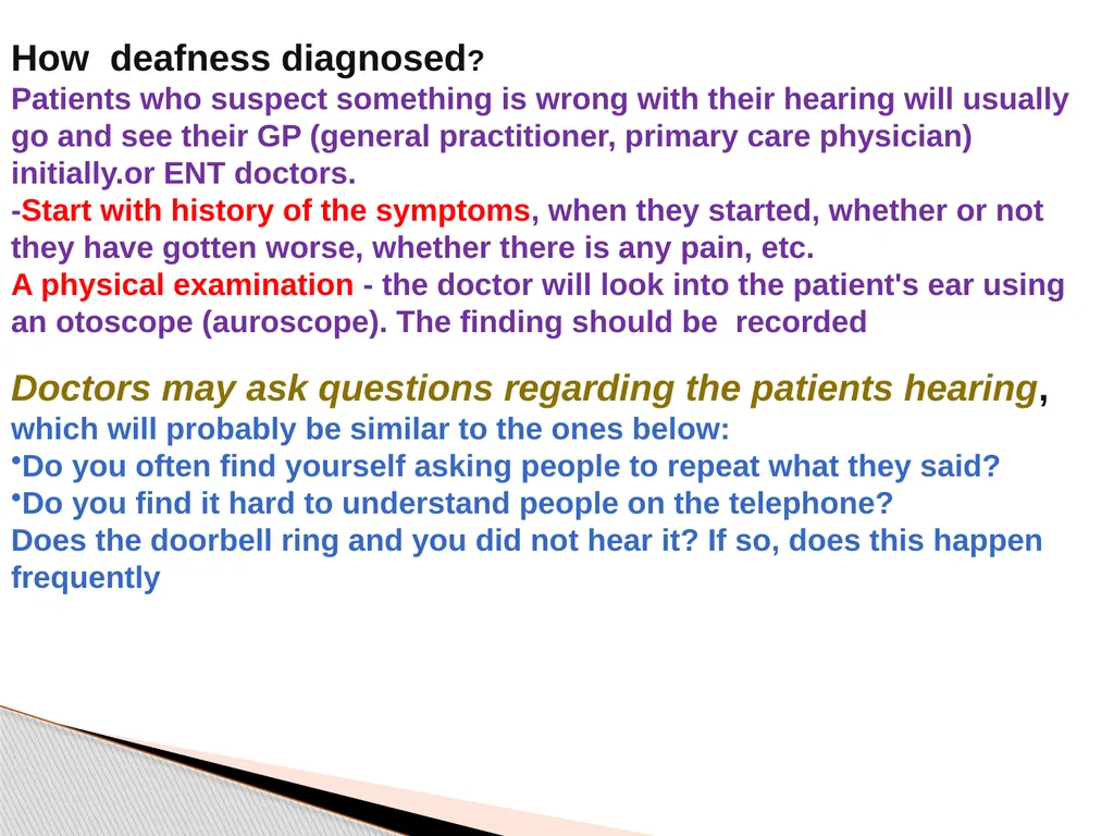 DEAFNESS,,,,,HEARING LOSS Asst.prof dr.FALIH - slide 14 of 48