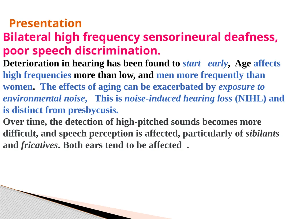 DEAFNESS,,,,,HEARING LOSS Asst.prof dr.FALIH - slide 42 of 48