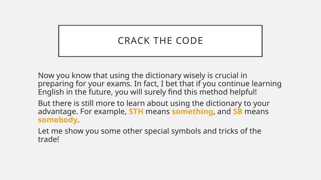 The full package HOW TO *REALLY* USE A DICTIONARY - slide 40 of 46