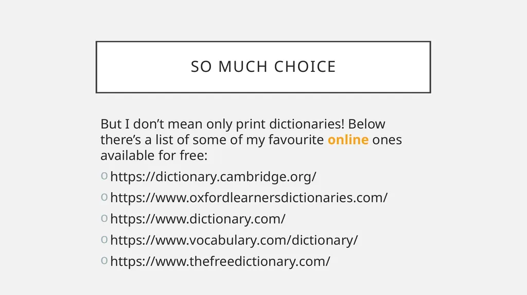 The full package HOW TO *REALLY* USE A DICTIONARY - slide 12 of 46