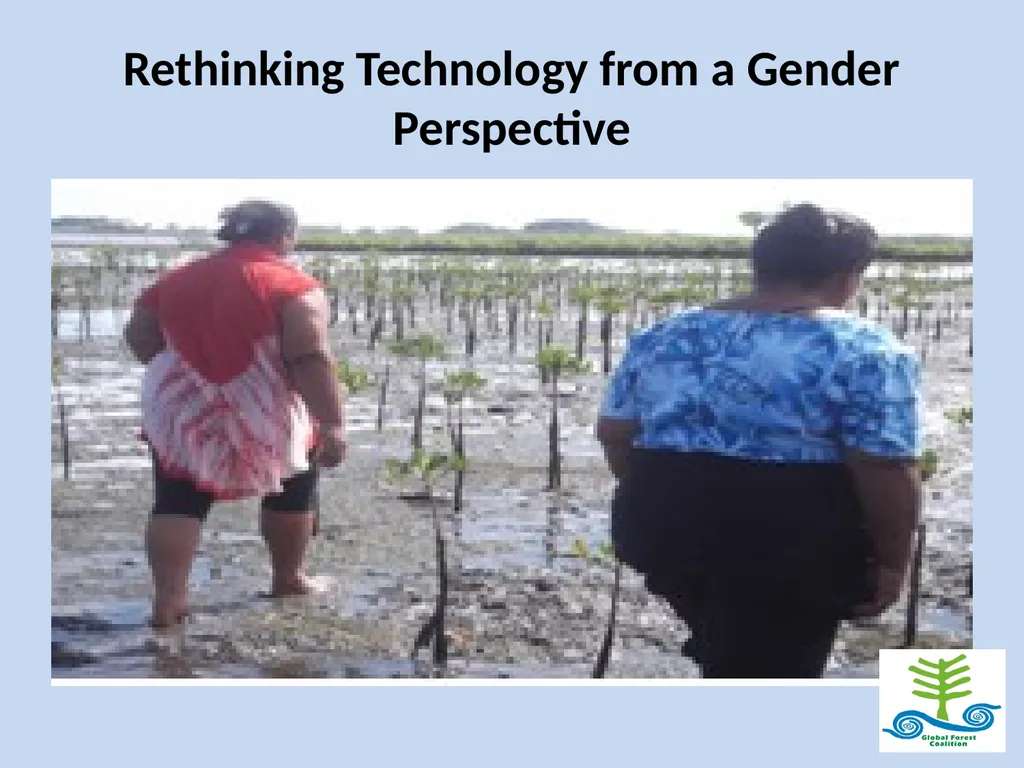 Rethinking Technology from a Gender Perspective - slide 1 of 10