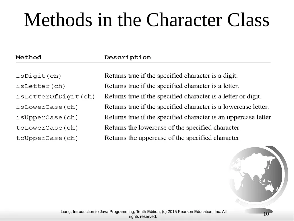 1 Ch 5 : Mathematical Functions, Characters, and - slide 10 of 31