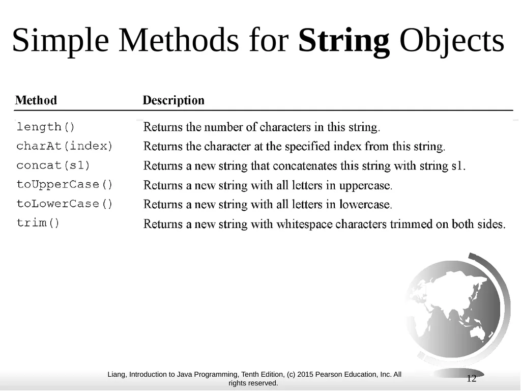 1 Ch 5 : Mathematical Functions, Characters, and - slide 12 of 31