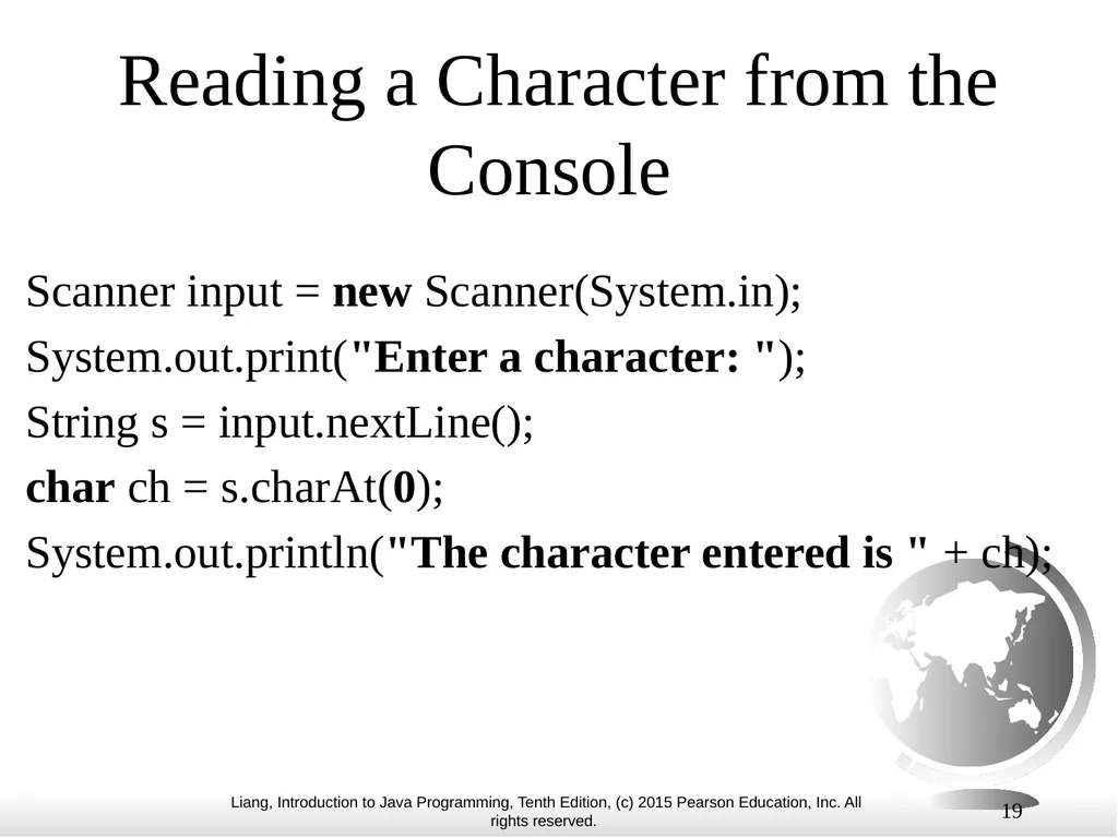 1 Ch 5 : Mathematical Functions, Characters, and - slide 19 of 31