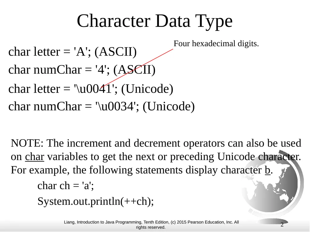 1 Ch 5 : Mathematical Functions, Characters, and - slide 2 of 31