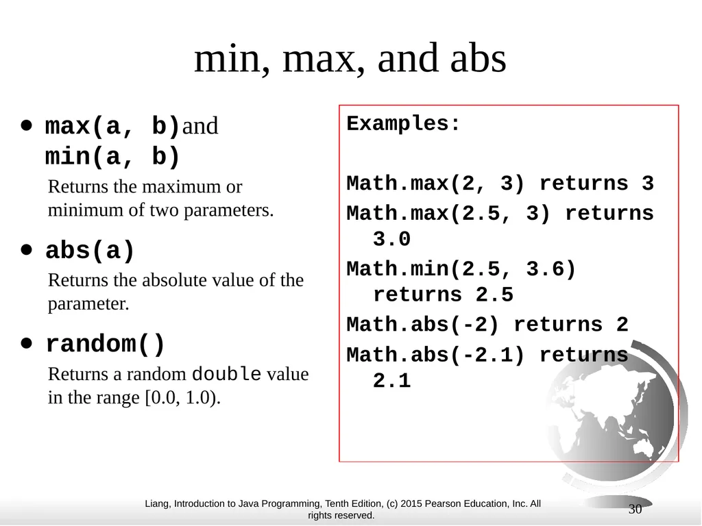 1 Ch 5 : Mathematical Functions, Characters, and - slide 30 of 31
