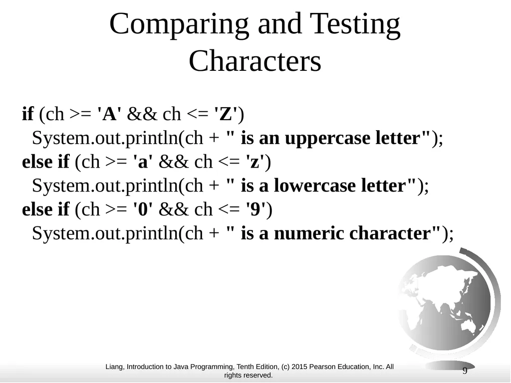 1 Ch 5 : Mathematical Functions, Characters, and - slide 9 of 31