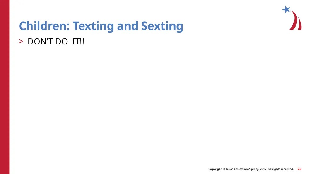 Protecting Children Online Child Guidance - slide 22 of 27