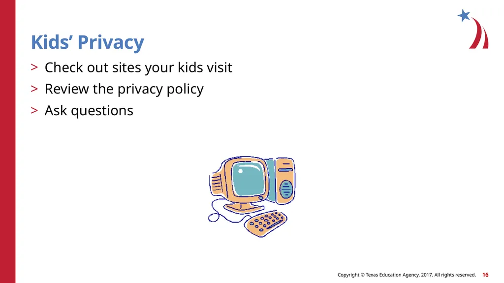 Protecting Children Online Child Guidance - slide 16 of 27